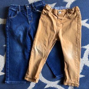 2 pairs of toddler pants
